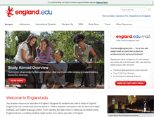 Tablet Screenshot of england.edu